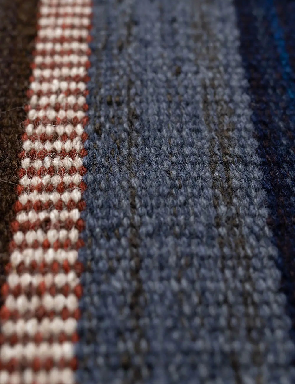 A Righe, blå 295 x 353 cm Product vendor
