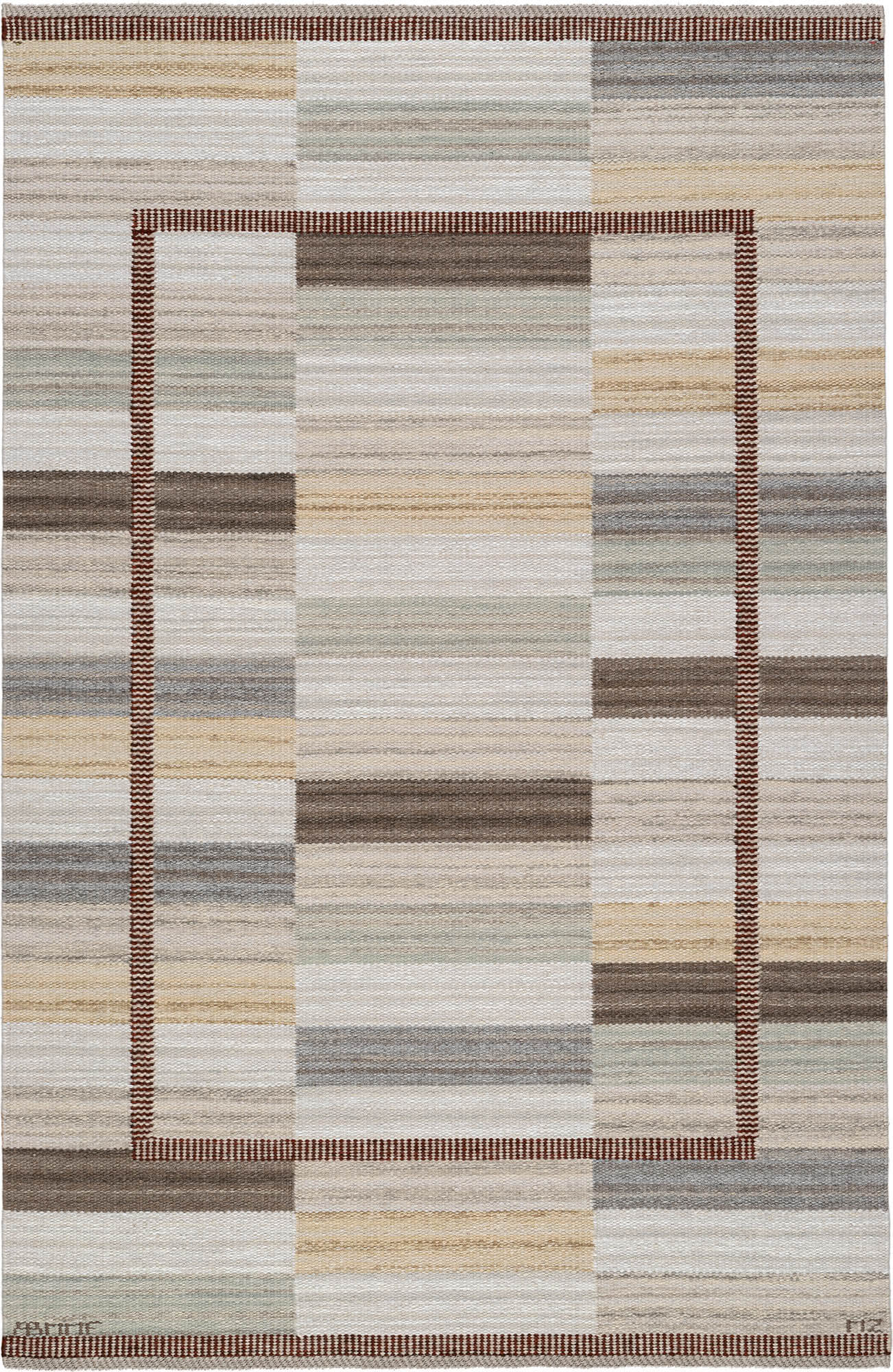 A Righe, silver 130 x 196 cm Product vendor
