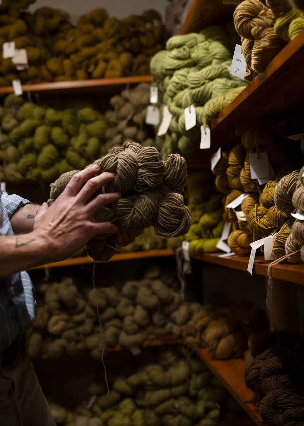 A Righe, grön Product vendor