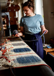 Blå plump 205 x 315 cm Product vendor