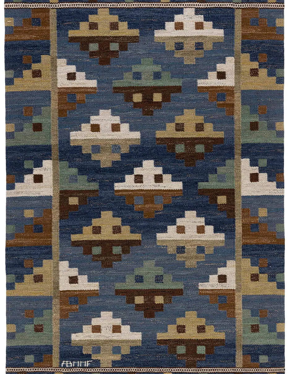 Blå natt och dag 122 x 208 cm Product vendor