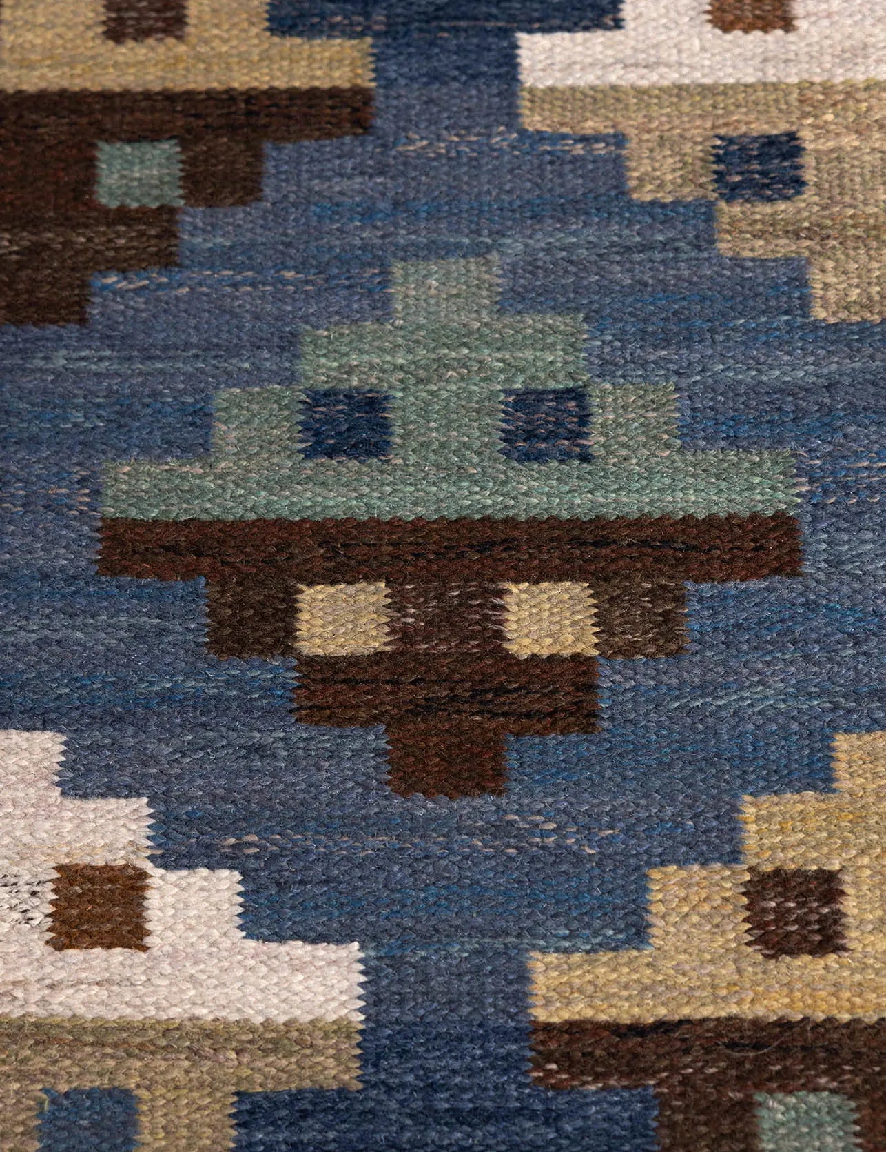 Blå natt och dag 122 x 208 cm Product vendor