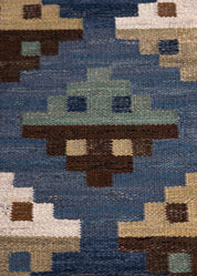 Blå natt och dag 122 x 208 cm Product vendor