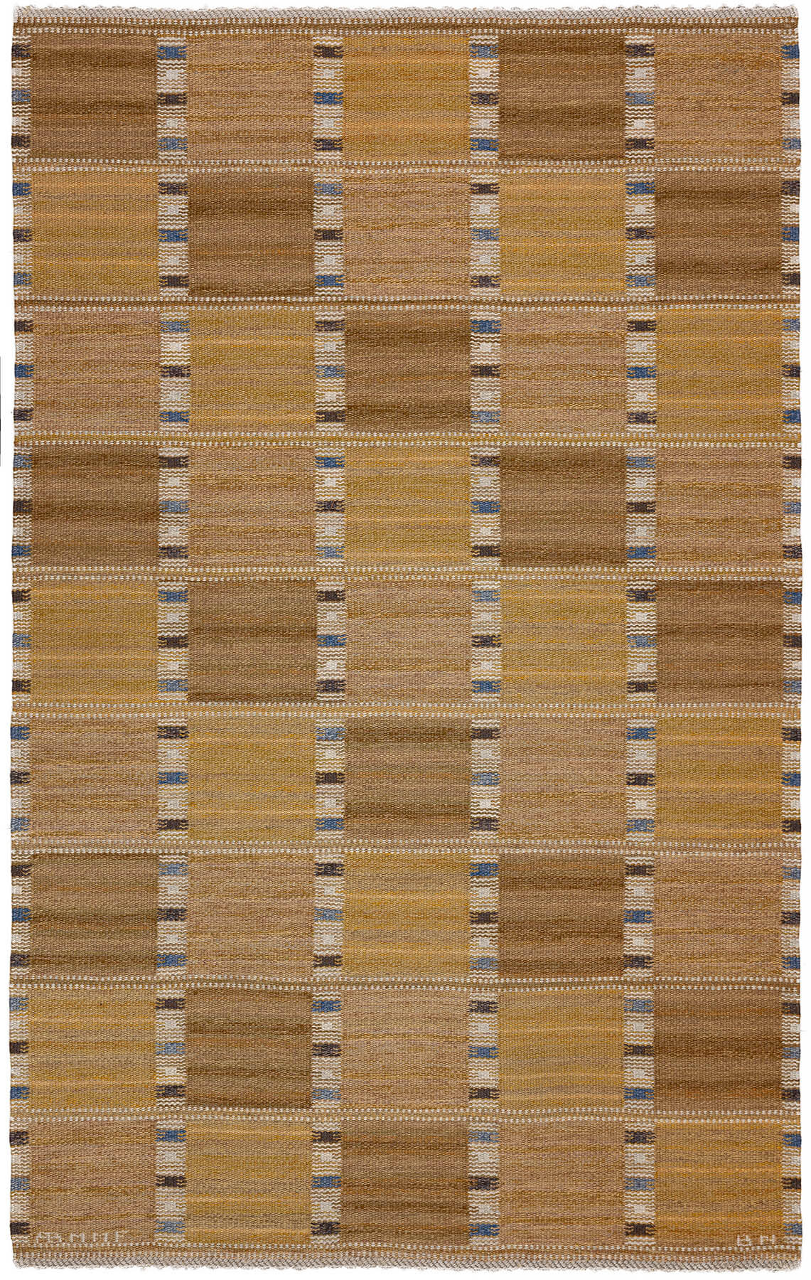 Falurutan, gul-brun 133 x 214 cm