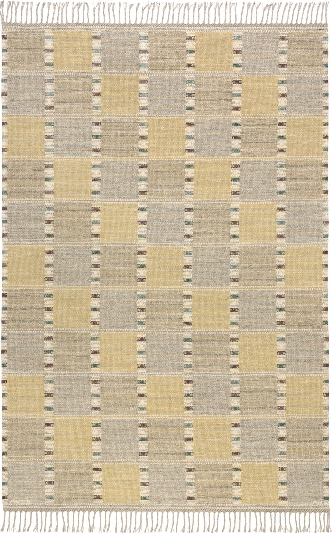 Falurutan, gul S 185 x 278 cm