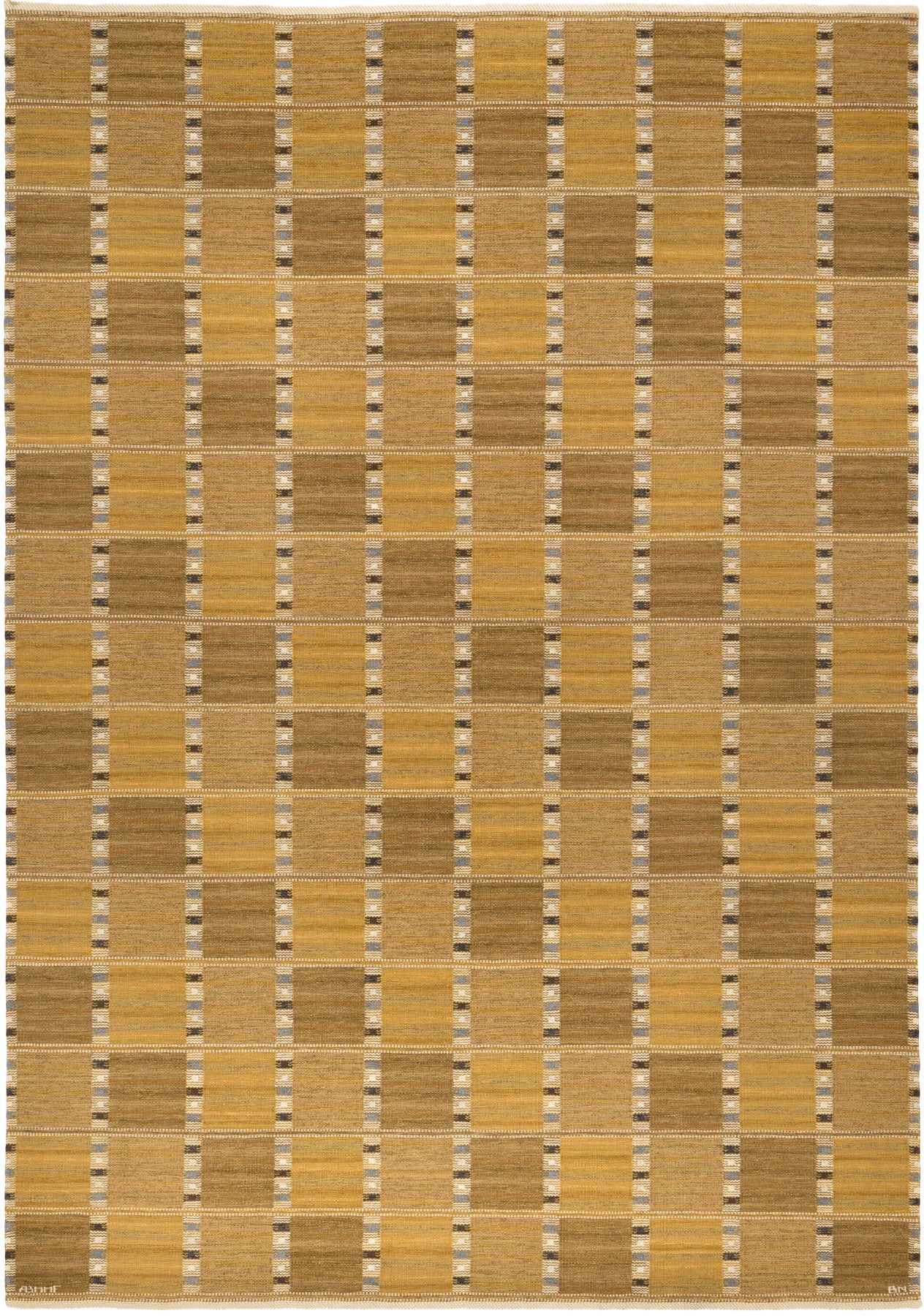 Falurutan, sol-brun gul 278 x 397 cm