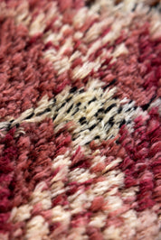 Fjädern, röd 92 x 140 cm