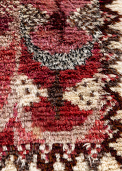 Fjädern, röd 92 x 140 cm
