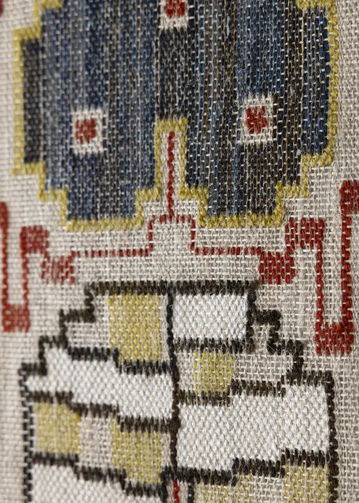 Grodblad, blå 41 x 41 cm Product vendor