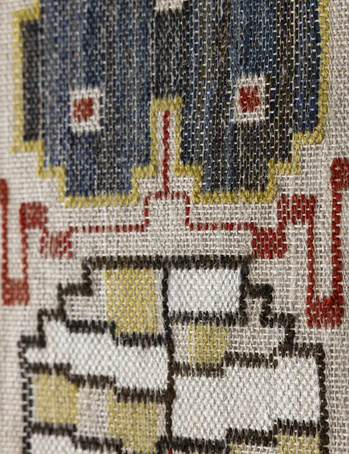 Grodblad, blå 41 x 41 cm Product vendor