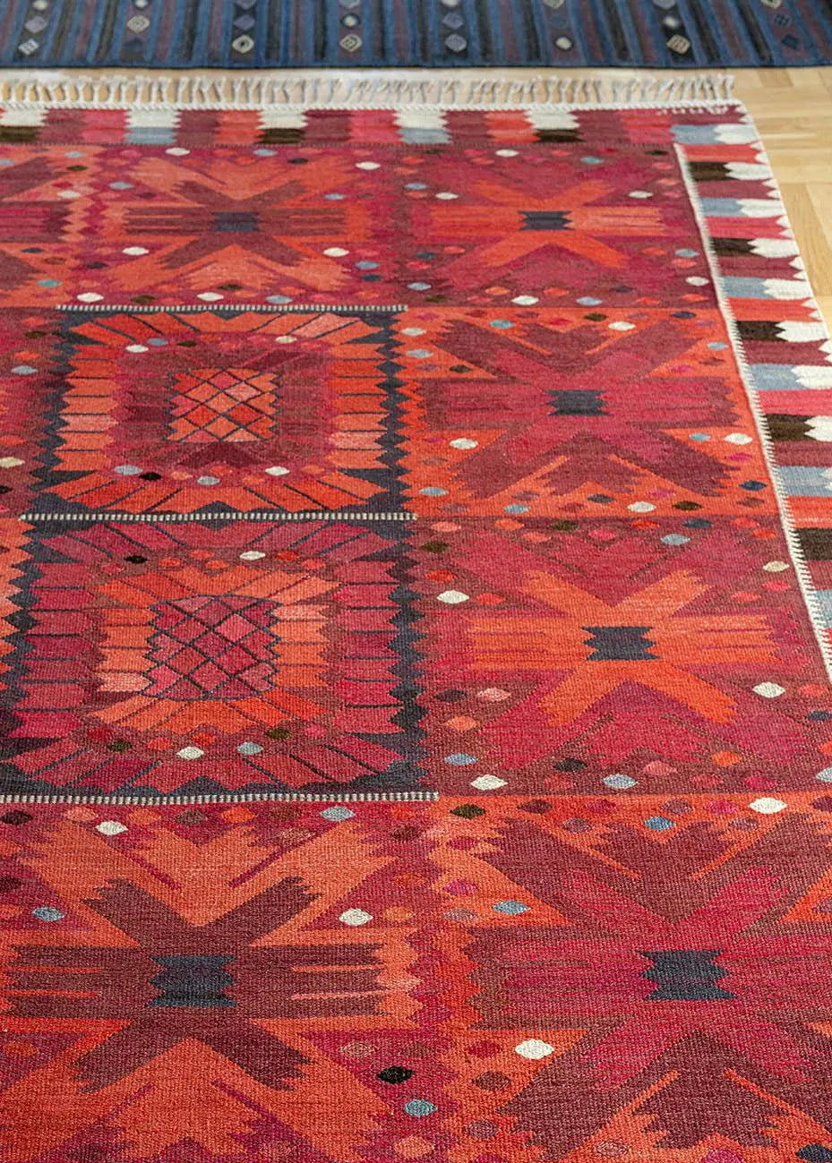 Nejlikan, röd mörk 217 x 270 cm Product vendor