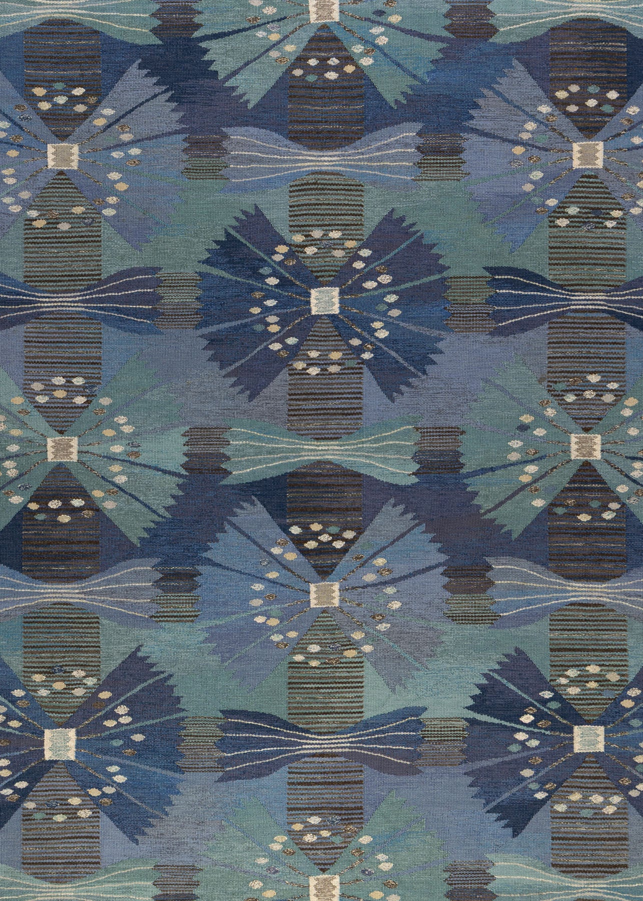 Park, blågrön 245 x 363 cm