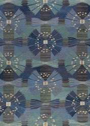 Park, blågrön 245 x 363 cm