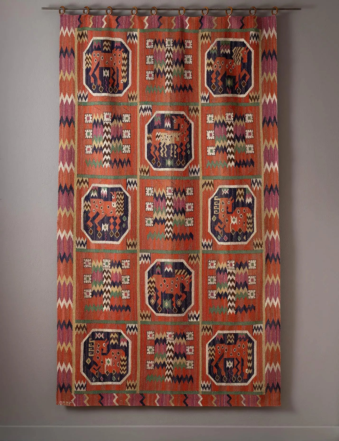 Röda hästarna 238 x 139 cm Product vendor