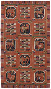 Röda hästarna 238 x 139 cm Product vendor
