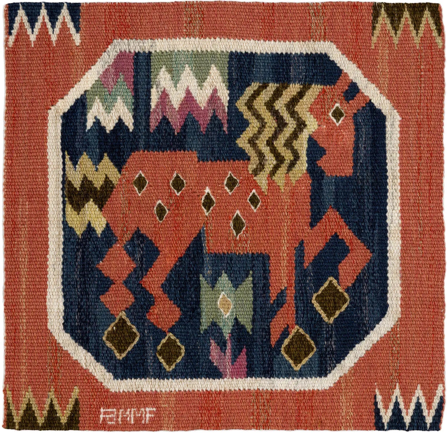 Röd häst, hingsten 42 x 41 cm Product vendor