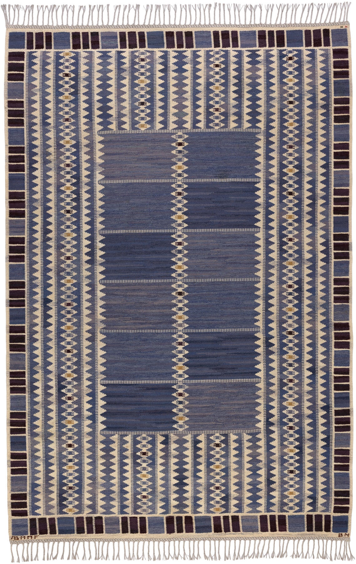 Salerno, blå 202 x 303 cm