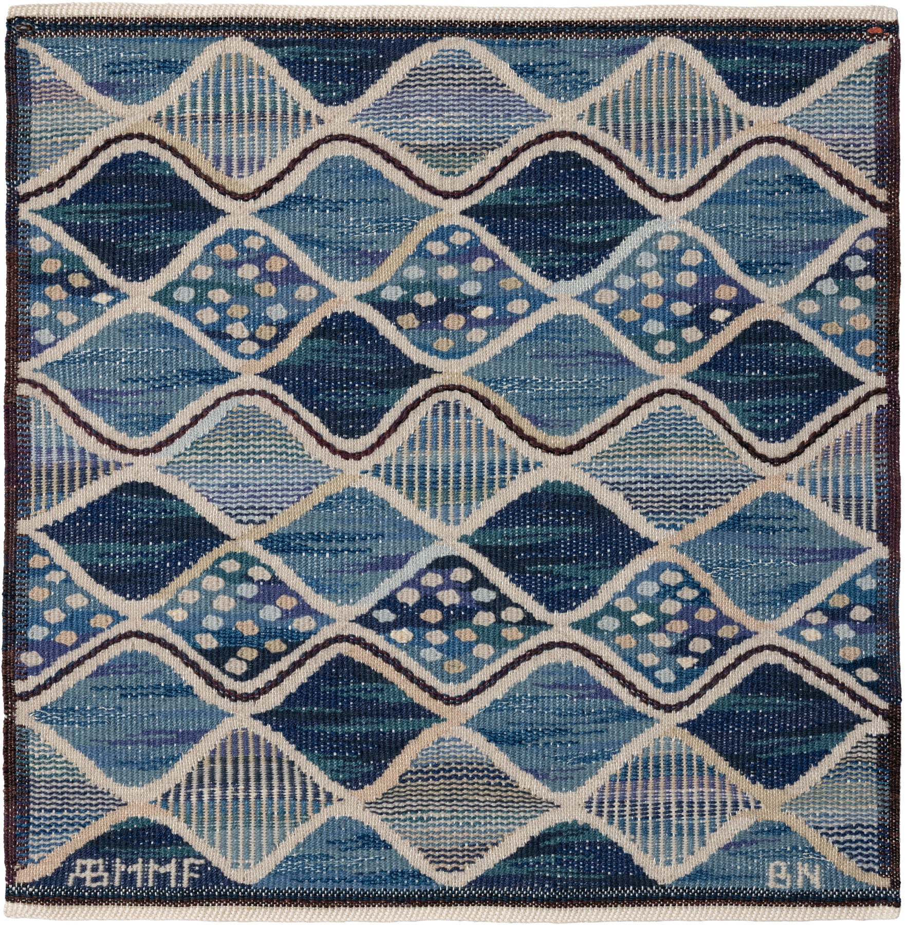 Spättan, blå 51 x 52 cm