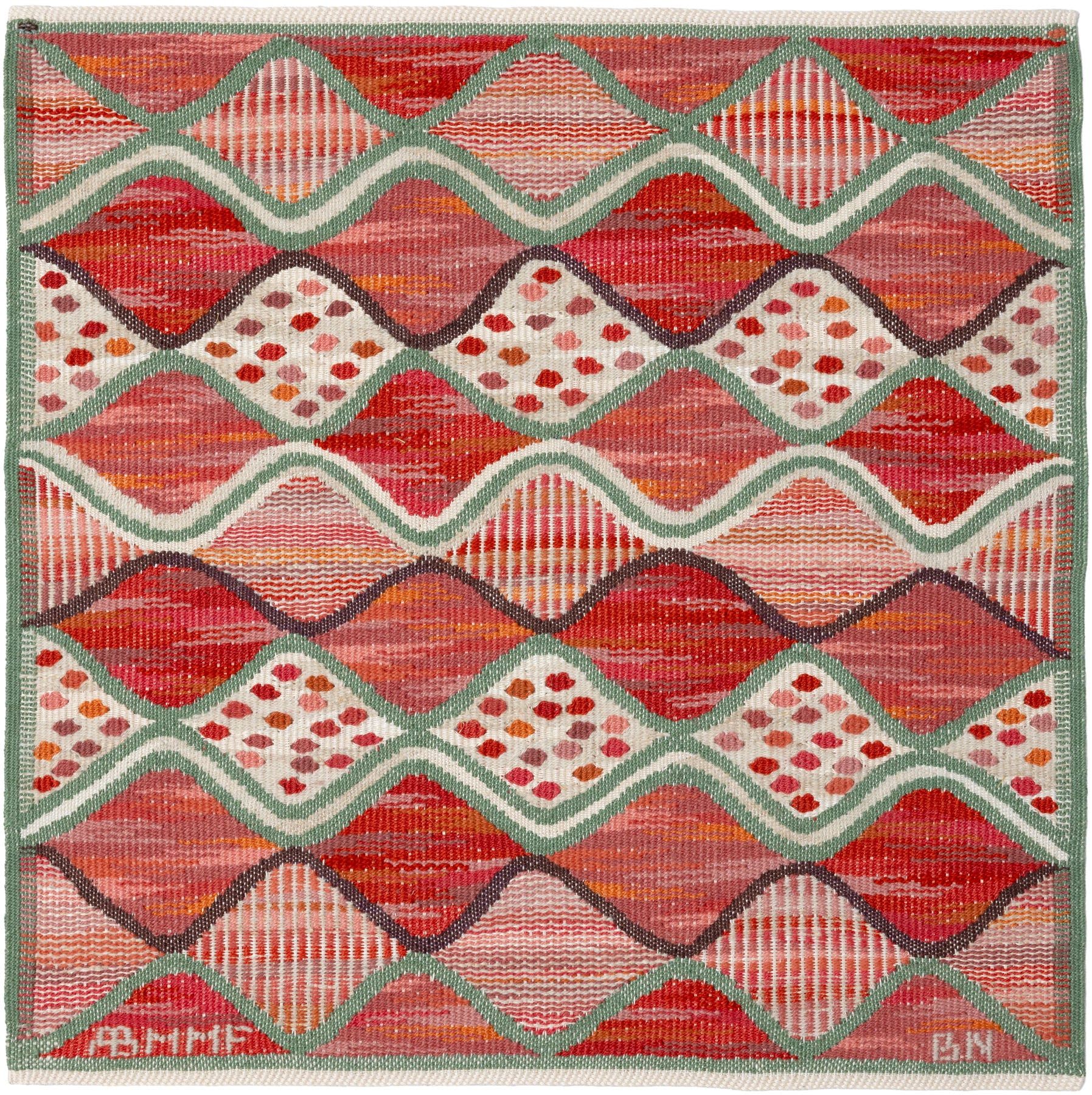 Spättan, röd 52 x 52 cm