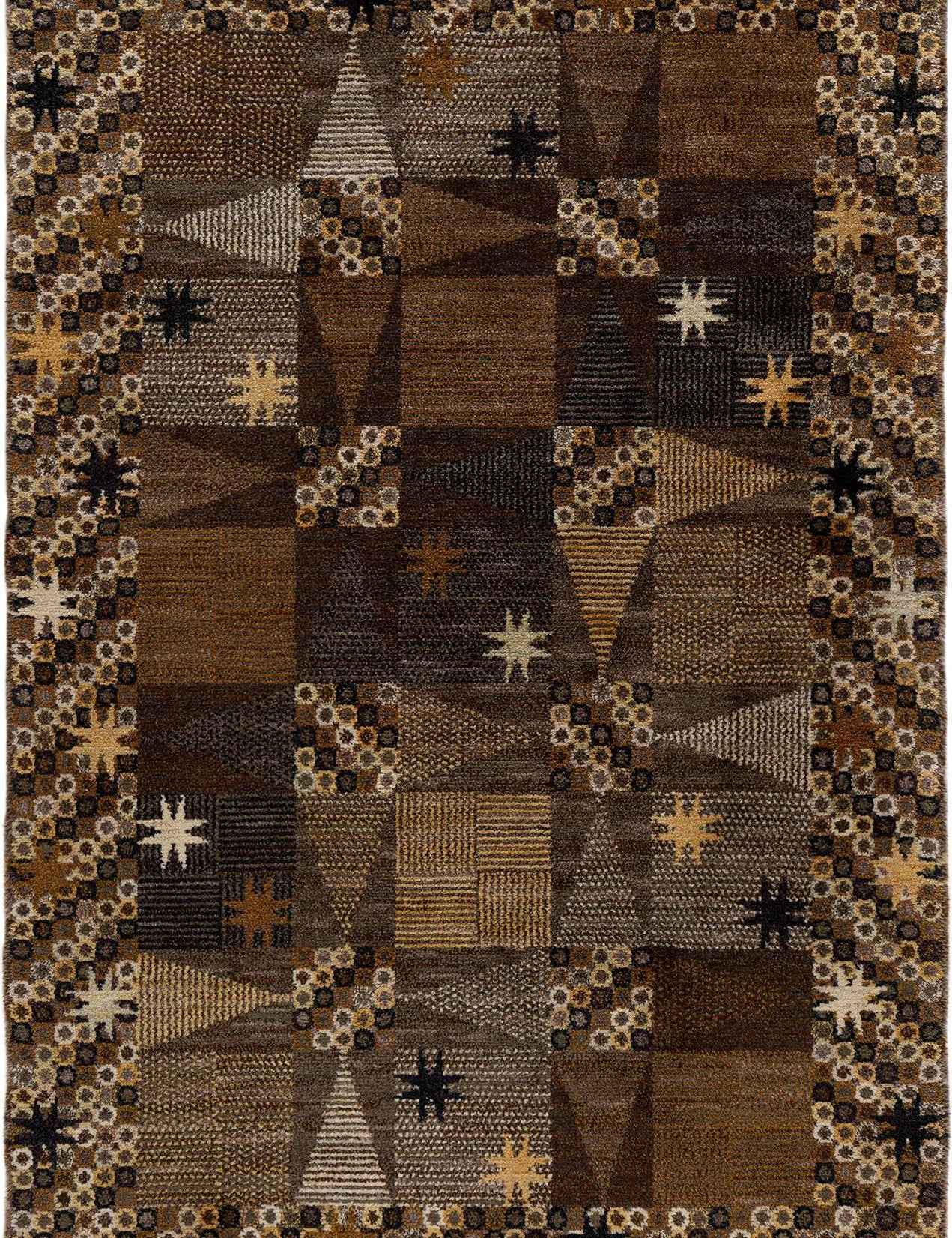 Stjärnflossa, brun 150 x 245 cm Product vendor
