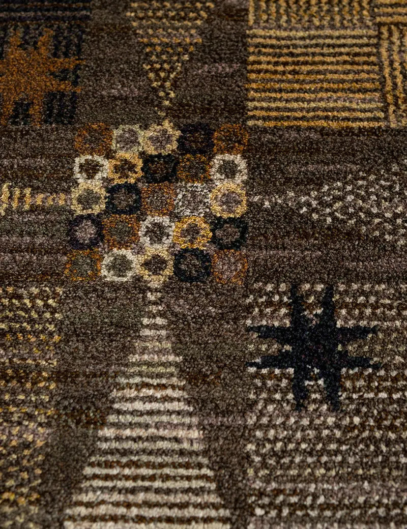 Stjärnflossa, brun 150 x 245 cm Product vendor