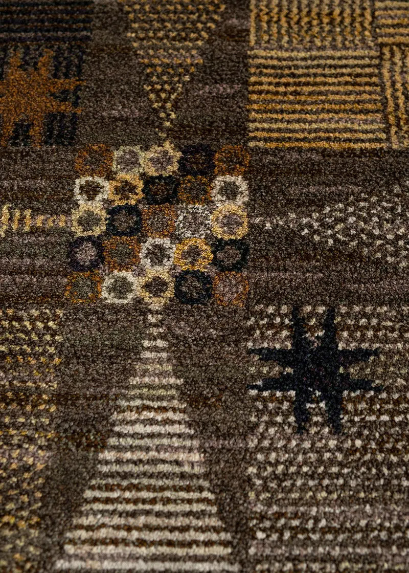 Stjärnflossa, brun 150 x 245 cm Product vendor