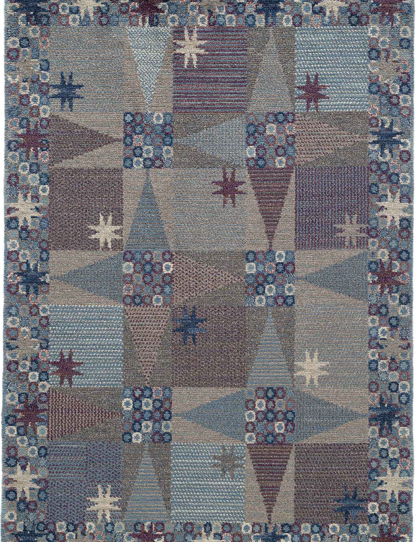 Stjärnflossa, gråblå 130 x 186 cm Product vendor