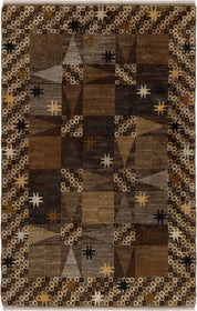 Stjärnflossa, brun 150 x 245 cm