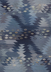 Tånga, mellanblå 200 x 240 cm