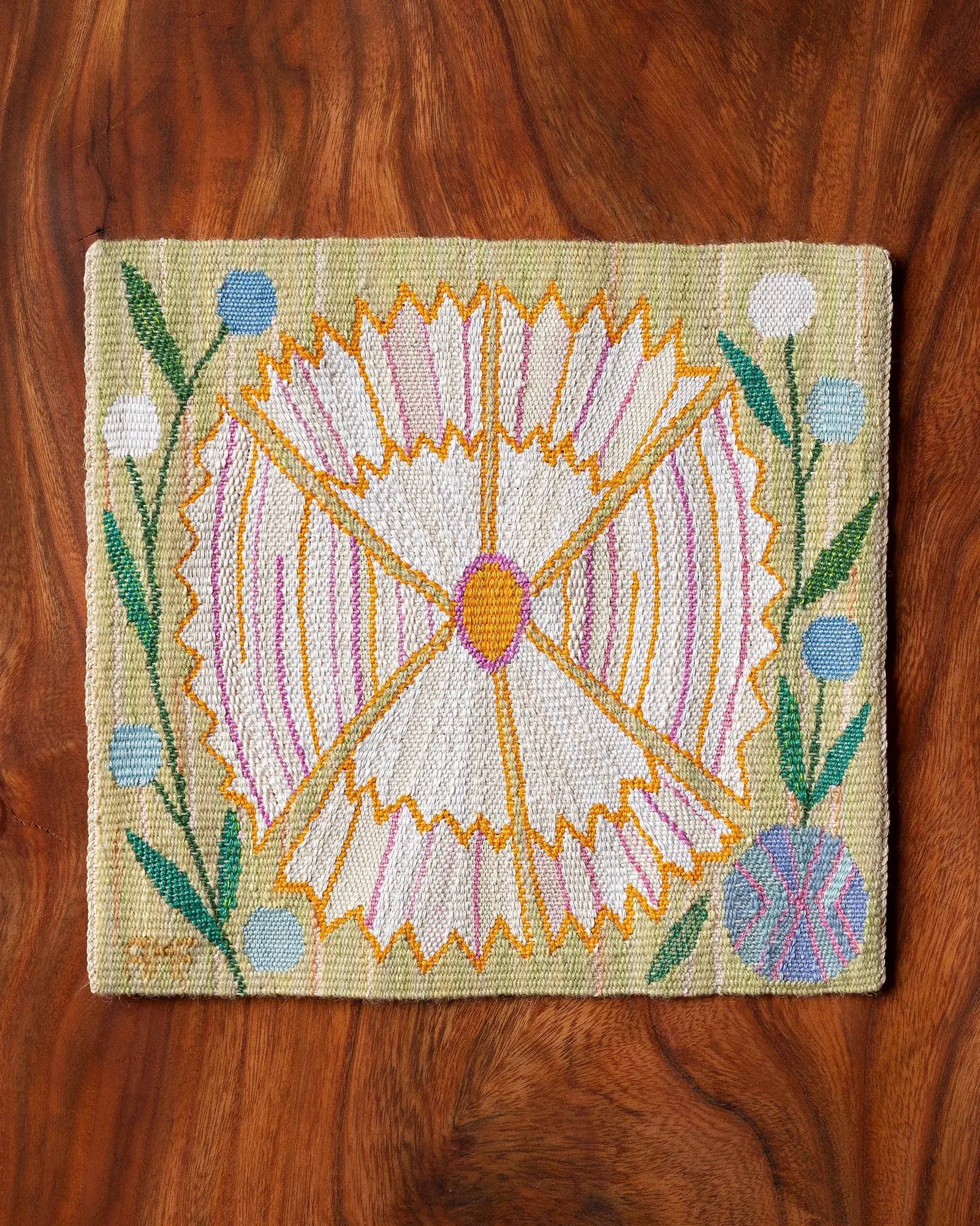 Vit blomma 29 x 30 cm Product vendor