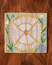 Vit blomma 29 x 30 cm Product vendor